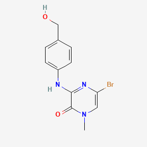 5-Bromo-3-(4-hydroxymethyl-phenylamino)-1-methyl-1H-pyrazin-2-one