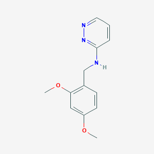 molecular formula C13H15N3O2 B8422527 N-(2,4-dimethoxybenzyl)pyridazin-3-amine 