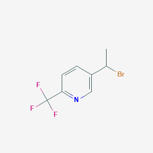 Pyridine, 5-(1-bromoethyl)-2-(trifluoromethyl)-