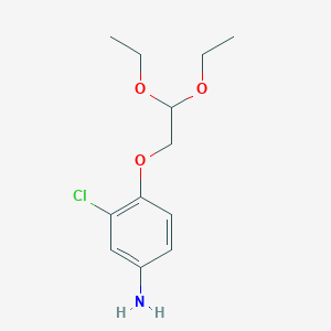 3-Chloro-4-(2,2-diethoxy-ethoxy)-phenylamine