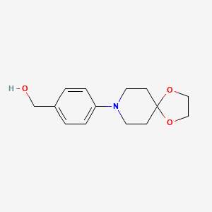 [4-(1,4-Dioxa-8-aza-spiro[4.5]dec-8-yl)-phenyl]-methanol