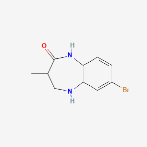 7-bromo-3-methyl-4,5-dihydro-1H-benzo[b][1,4]diazepin-2(3H)-one