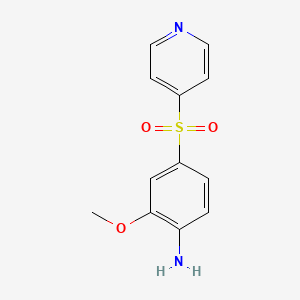 2-Methoxy-4-(4-pyridylsulfonyl)aniline