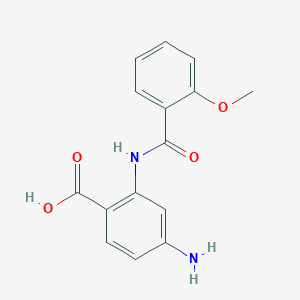 2-(2'-Methoxybenzamido)-4-aminobenzoic acid