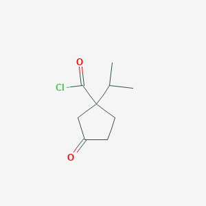 1-Isopropyl-3-oxocyclopentanoyl chloride