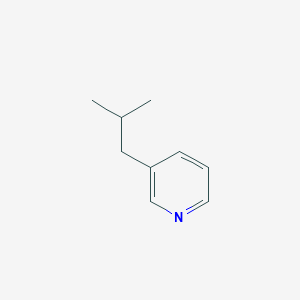 molecular formula C9H13N B084229 3-异丁基吡啶 CAS No. 14159-61-6