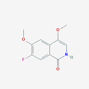 7-fluoro-4,6-dimethoxyisoquinolin-1(2H)-one