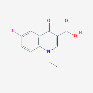 1-Ethyl-6-iodo-4-oxo-1,4-dihydro-3-quinolinecarboxylic acid