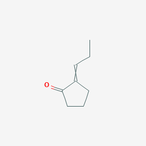 molecular formula C8H12O B8422926 2-Propylidenecyclopentanone CAS No. 40564-10-1