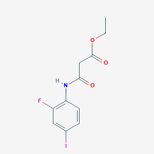 N-(2-Fluoro-4-iodo-phenyl)-malonamic acid ethyl ester