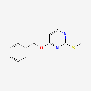 2-(Methylthio)-4-[(phenylmethyl)oxy]pyrimidine