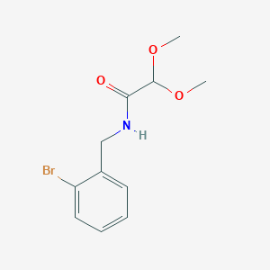 molecular formula C11H14BrNO3 B8422984 N-(2-bromobenzyl)-2,2-dimethoxyacetamide 