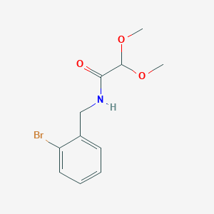 N-(2-bromobenzyl)-2,2-dimethoxyacetamide