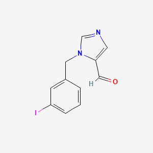 1-(3-Iodobenzyl)-5-imidazolecarboxaldehyde