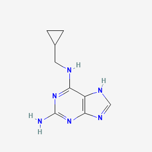 2-Amino-6-(cyclopropylmethylamino)-9H-purine