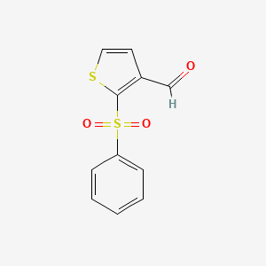 2-Phenylsulfonylthiophene-3-carbaldehyde