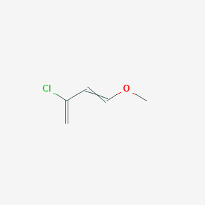 molecular formula C5H7ClO B8423060 3-chloro-1-methoxy-1,3-butadiene CAS No. 53144-32-4