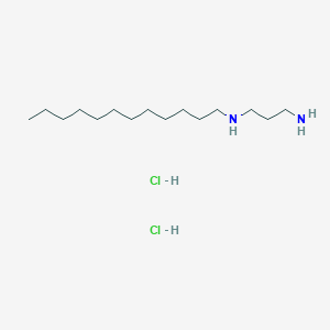 molecular formula C15H36Cl2N2 B8423111 N1-Dodecylpropane-1,3-diamine dihydrochloride 