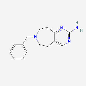 7-benzyl-6,7,8,9-tetrahydro-5H-pyrimido[4,5-d]azepin-2-ylamine