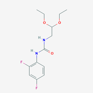 N-(2,2-diethoxyethyl)-N'-(2,4-difluorophenyl)urea