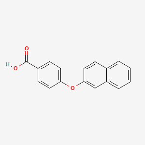molecular formula C17H12O3 B8423327 4-(2-Naphthyloxy)benzoic acid 