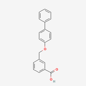 molecular formula C20H16O3 B8423450 3-(Biphenyl-4-yloxymethyl)benzoic acid 