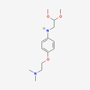 (2,2-Dimethoxyethyl)-[4-(2-dimethylaminoethoxy)phenyl]amine