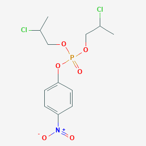 molecular formula C12H16Cl2NO6P B084235 bis(2-chloropropyl) (4-nitrophenyl) phosphate CAS No. 14663-72-0