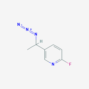 5-(1-Azidoethyl)-2-fluoropyridine