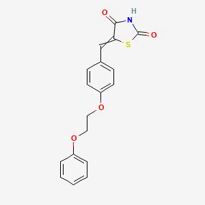 5-[4-(2-Phenoxyethoxy)benzylidene]-2,4-thiazolidinedione
