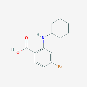 4-Bromo-2-(cyclohexylamino)benzoic acid