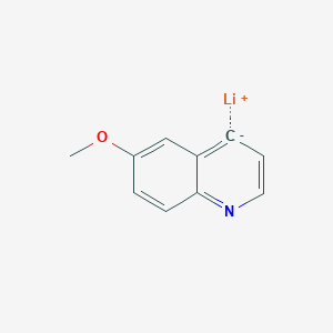 molecular formula C10H8LiNO B8423653 6-Methoxy-4-quinolyllithium CAS No. 57935-41-8