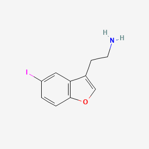 2-(5-Iodo-1-benzofuran-3-yl)ethanamine