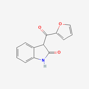 molecular formula C13H9NO3 B8423714 3-(2-Furoyl)-2-oxindole 