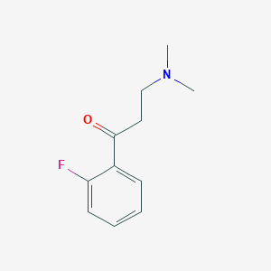 molecular formula C11H14FNO B8423751 3-(Dimethylamino)-1-(2-fluorophenyl)propan-1-one 