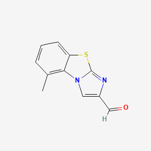 molecular formula C11H8N2OS B8423759 2-Formyl-5-methylimidazo[2,1-b]-benzthiazole 