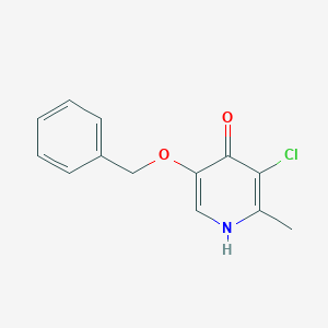 5-(benzyloxy)-3-chloro-2-methylpyridin-4(1H)-one