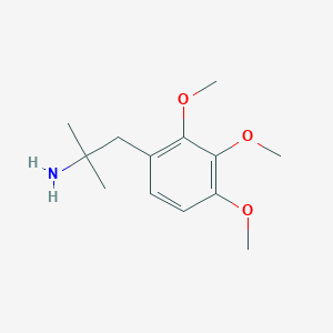 molecular formula C13H21NO3 B8423793 alpha,alpha-Dimethyl-2,3,4-trimethoxyphenethylamine 