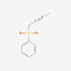 molecular formula C10H10O2S B084238 but-2-ynylsulfonylbenzene CAS No. 13603-84-4