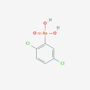 molecular formula C6H5AsCl2O3 B084239 Benzenearsonic acid, 2,5-dichloro- CAS No. 15075-46-4