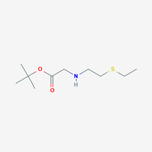 N-(2-ethylthioethyl)-glycine tert-butyl ester