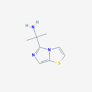 5-(1-Amino-1-methylethyl)imidazo[5,1-b]thiazole