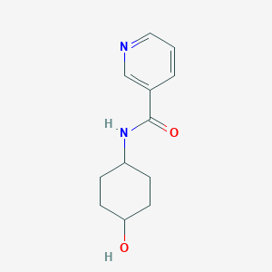 molecular formula C12H16N2O2 B8424116 N-(4-Hydroxycyclohexyl)-3-pyridinecarboxamide 