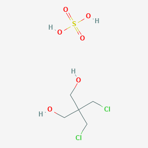 molecular formula C5H12Cl2O6S B084242 1,3-Propanediol, 2,2-bis(chloromethyl)-, sulfate CAS No. 12712-28-6