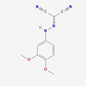2-[(3,4-Dimethoxyphenyl)hydrazono]malononitrile