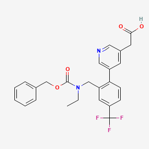 molecular formula C25H23F3N2O4 B8424213 AM-206 free acid CAS No. 1219935-54-2