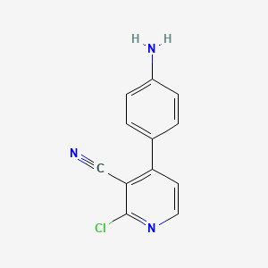 4-(4-Amino-phenyl)-2-chloro-nicotinonitrile