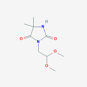 3-(2,2-Dimethoxyethyl)-5,5-dimethylimidazolidine-2,4-dione