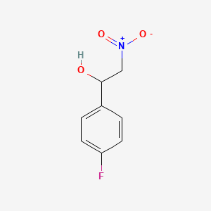 molecular formula C8H8FNO3 B8424530 1-(4-Fluorophenyl)-2-nitroethanol 