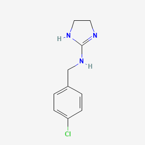 2-[(4-Chlorophenyl)methyl]amino-2-imidazoline